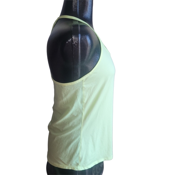 Under Armour Yellow Racerback Tank Top M - Picture 3 of 5